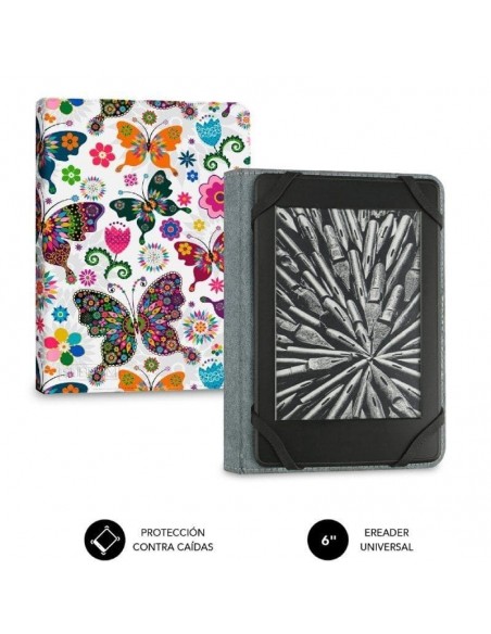 Subblim Clever Funda Ebook 6" Mariposas