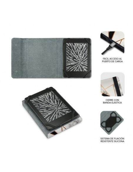 Subblim Clever Funda Ebook 6" Mármol
