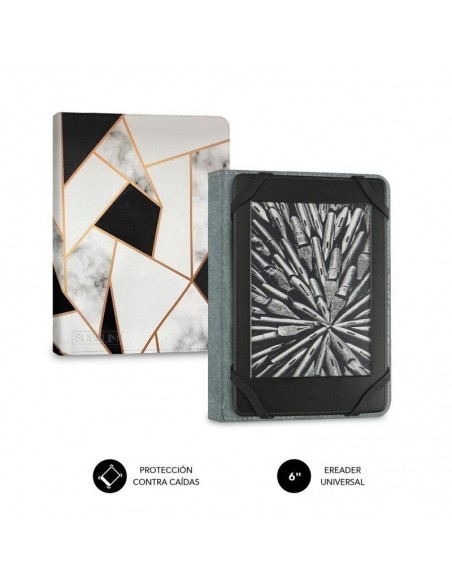 Subblim Clever Funda Ebook 6" Mármol