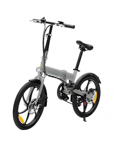 SmartGyro Ebike Crosscity Silver Bicicleta Eléctrica Plegable 20" Plata