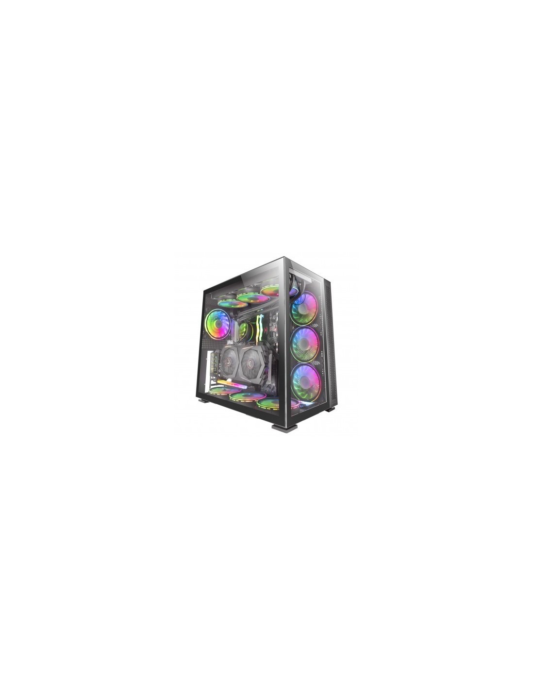 Mars Gaming MCV2 Caja Cristal Templado USB 3.0 Negra | Online Canarias