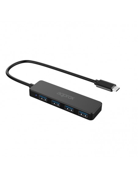 Approx Adaptador 4 Puertos USB 3.0 HUB a Type C