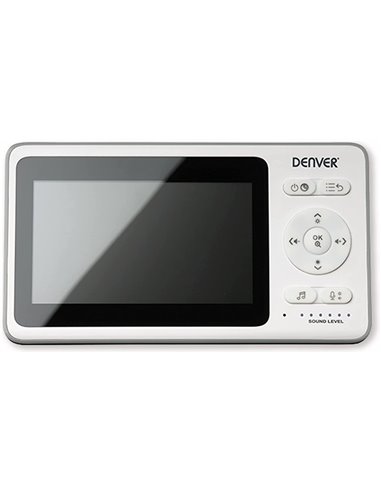 Denver BC-343 Vigilabebés LCD 4.3" con Visión Nocturna, Sonido y Vídeo