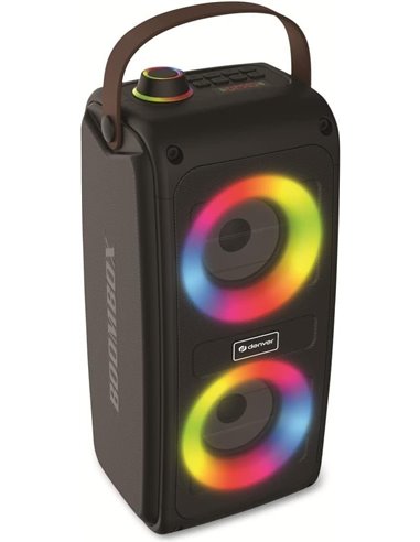 Denver BTV-230 Altavoz Bluetooth 100W con Batería 