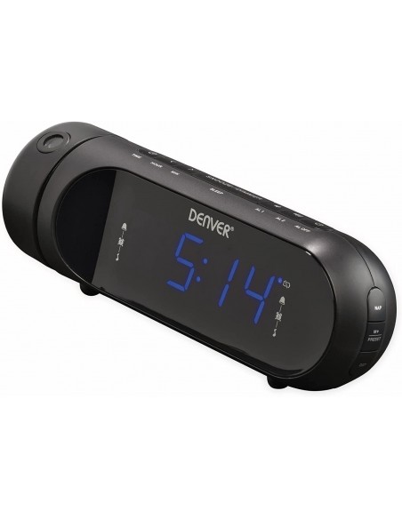 Denver CPR-700 Radio Reloj Despertador con Proyección