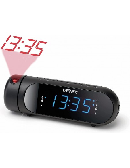 Denver CPR-700 Radio Reloj Despertador con Proyección