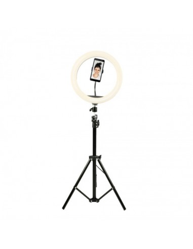 Denver RLT-1001 Aro de Luz 10" 800 lúmenes con Trípode 160cm