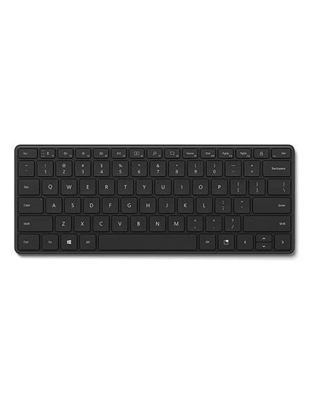 Microsoft 2IY-00024 Teclado Designer Compact Bluetooth Negro