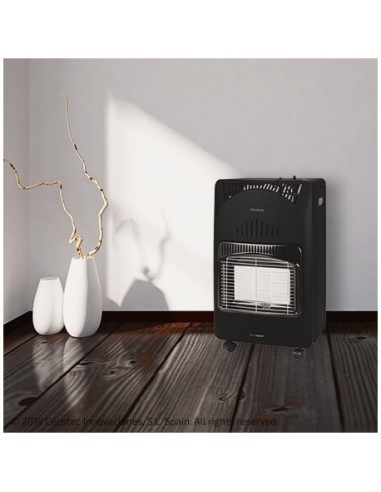 Chauffage à Gaz Butane Pliable Cecotec Ready Warm 4200 Slim Fold - 4200W, Triple Sécurité, Pour Bouteilles Jusqu'à 15kg - 3