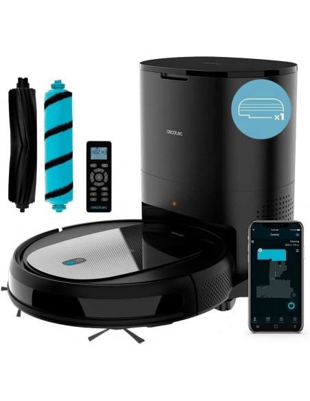 Cecotec Conga 2290 Ultra Home T Robot aspirador y Friegasuelos con Base de Autovaciado