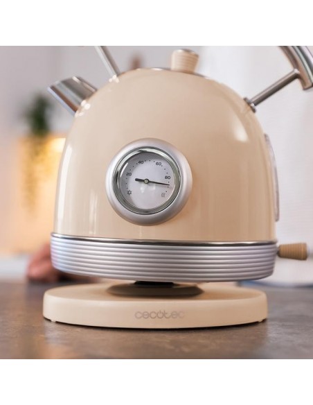 Cecotec Thermosense 420 Vintage Light Beige Hervidor de Agua 1.8L 2200W