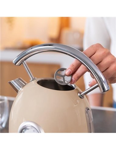 Cecotec Thermosense 420 Vintage Light Beige Hervidor de Agua 1.8L 2200W