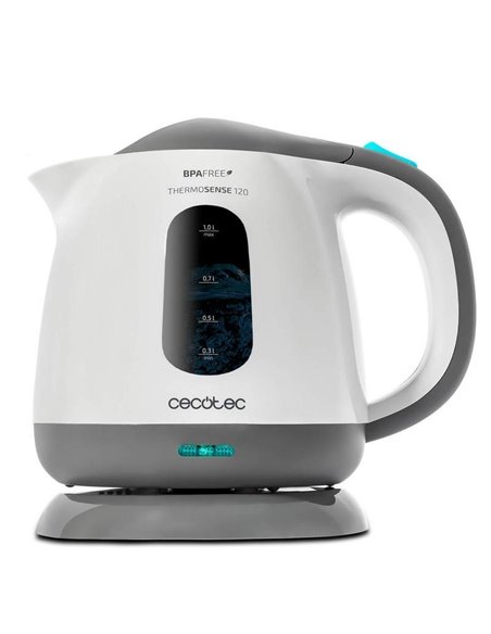 Cecotec ThermoSense 120 Clear Hervidor de Agua 1L 1100W