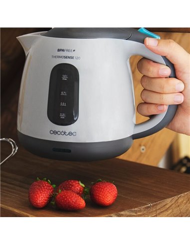 Cecotec ThermoSense 120 Clear Hervidor de Agua 1L 1100W