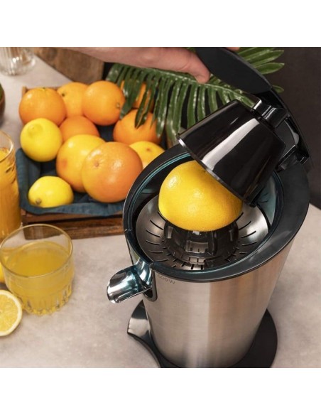 Cecotec EssentialVita PowerFresh Exprimidor de Palanca 600W Inox
