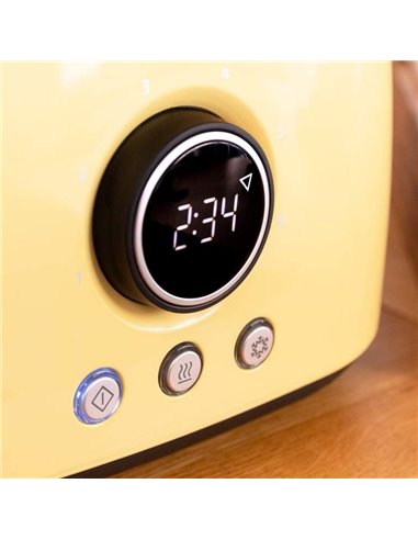 Cecotec ClassicToast 8000 Yellow Double Tostadora Digital 