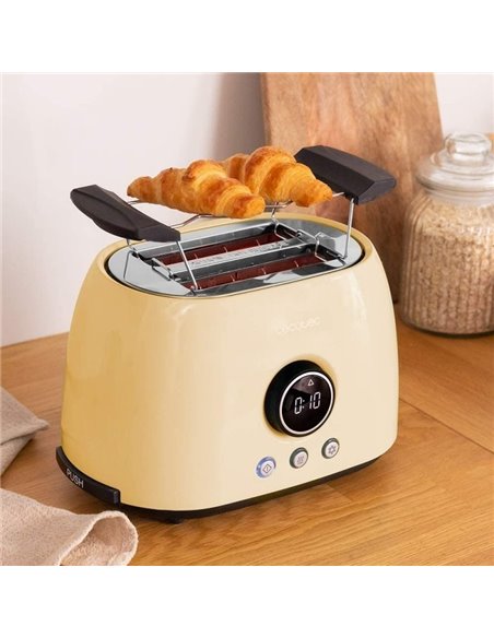 Cecotec ClassicToast 8000 Yellow Double Tostadora Digital 