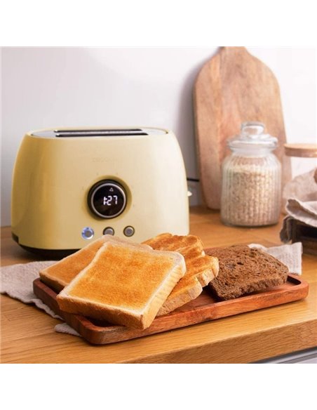 Cecotec ClassicToast 8000 Yellow Double Tostadora Digital 