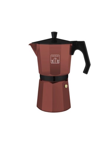 Cecotec Mimoka 1200 Garnet Cafetera Italiana 12 Tazas Cereza Granate