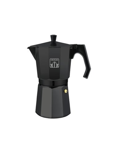 Cecotec Mimoka 300 Black Cafetera Italiana 3 Tazas Negra