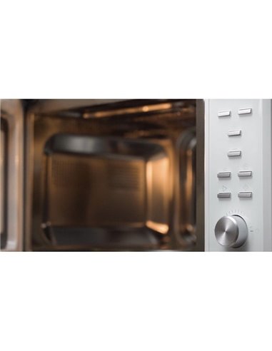 Cecotec GrandHeat 2350 Built-In White Microondas Encastrable con Grill 23L 900W Blanco