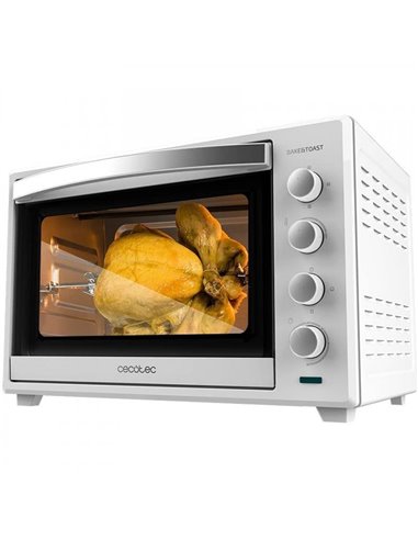 Cecotec Bake&Toast 6000 White Gyro Horno de Sobremesa 60L 2000W