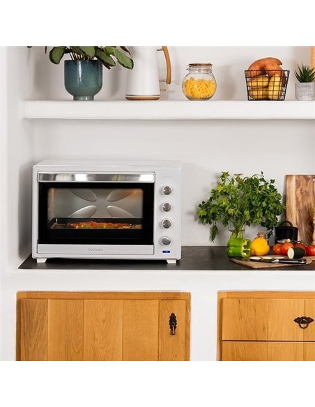 Cecotec Bake&Toast 6000 White Gyro Horno de Sobremesa 60L 2000W