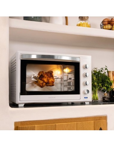 Cecotec Bake&Toast 6000 White Gyro Horno de Sobremesa 60L 2000W