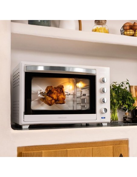 Cecotec Bake&Toast 6000 White Gyro Horno de Sobremesa 60L 2000W