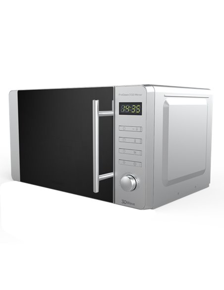 Cecotec ProClean 5120 Inox Microondas con Grill 20L 700W  Puerta Espejo