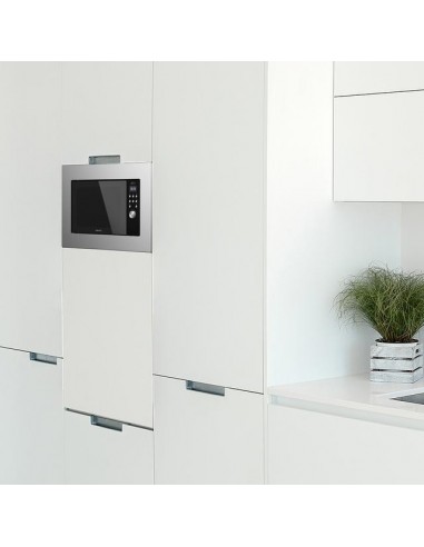 Cecotec GrandHeat 2000 Built-in SteelBlack Microondas Encastrable con Grill 20L 700W Negro