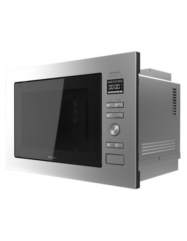 Cecotec GrandHeat 2590 Built-In Black Microondas Encastrable con Grill 25L 900W Negro / Inox