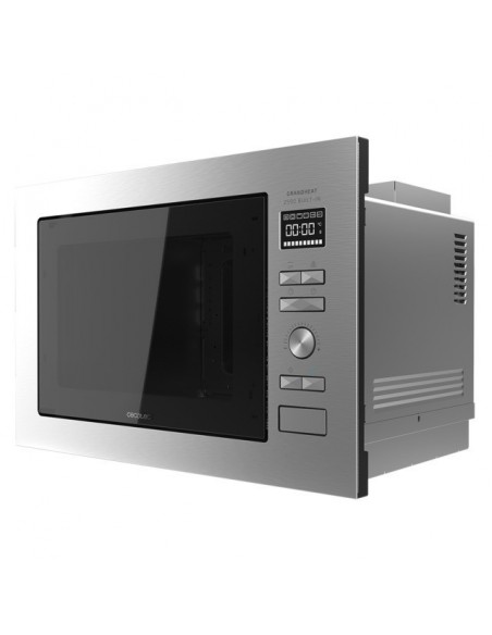 Cecotec GrandHeat 2590 Built-In Black Microondas Encastrable con Grill 25L 900W Negro / Inox