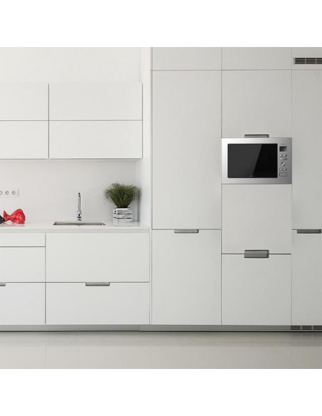Cecotec GrandHeat 2590 Built-In Black Microondas Encastrable con Grill 25L 900W Negro / Inox