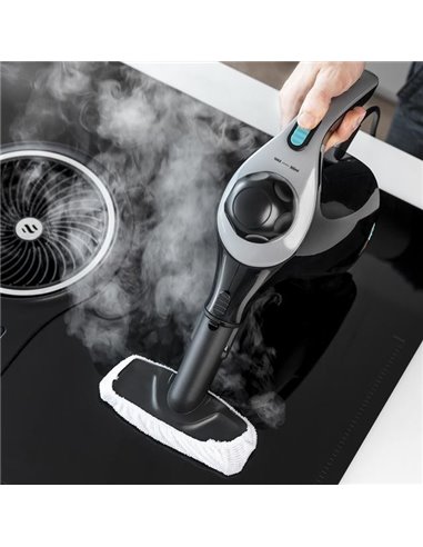 Cecotec HydroSteam 1040 Active&Soap Vaporeta de Mano + Kit 15 Accesorios 1100W