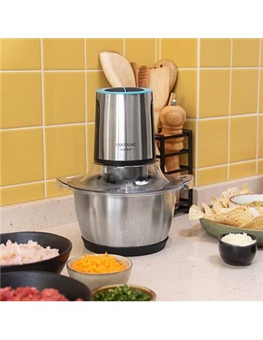 Cecotec ChopBeat 1500 TitanBlack Stee Picadora Eléctrica
