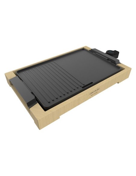 Cecotec Tasty&Grill 2000 Bamboo Black Plancha de asar eléctrica 