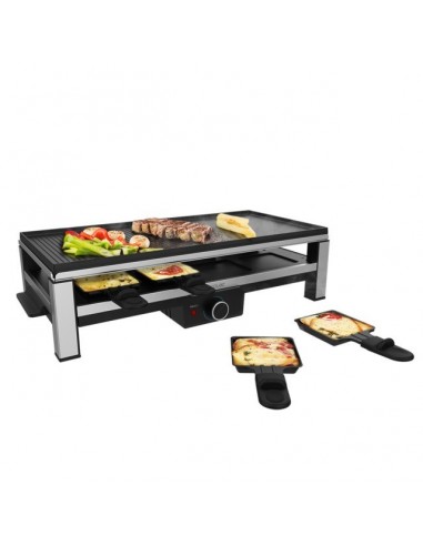 Cecotec Cheese&Grill 12000 Inox Black Raclette de Queso y grill