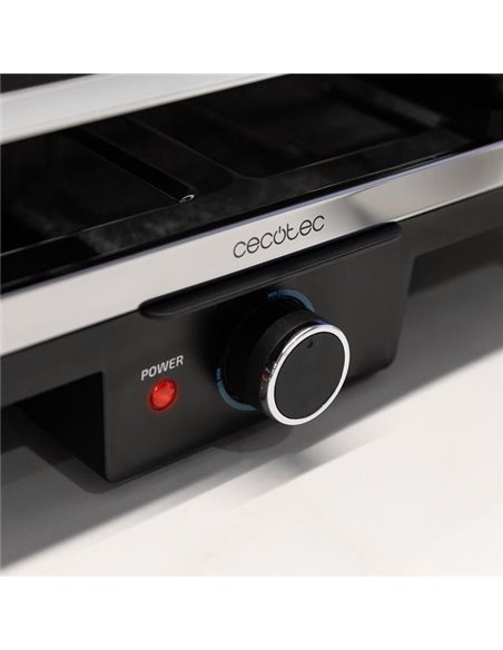 Cecotec Cheese&Grill 12000 Inox Black Raclette de Queso y grill