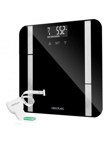 Cecotec Surface Precision 9400 Full Healthy Báscula de Baño Negra