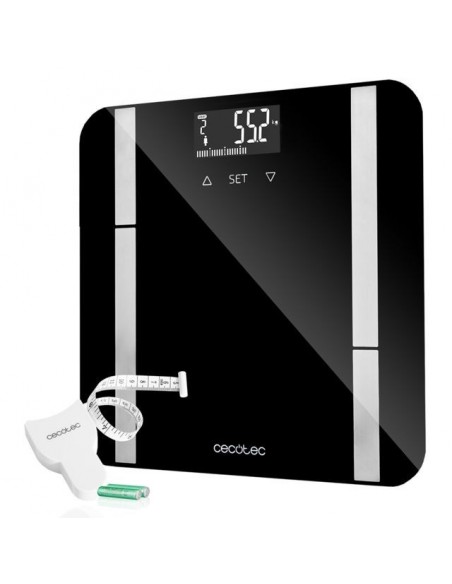 Cecotec Surface Precision 9400 Full Healthy Báscula de Baño Negra