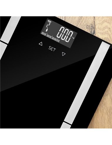 Cecotec Surface Precision 9400 Full Healthy Báscula de Baño Negra