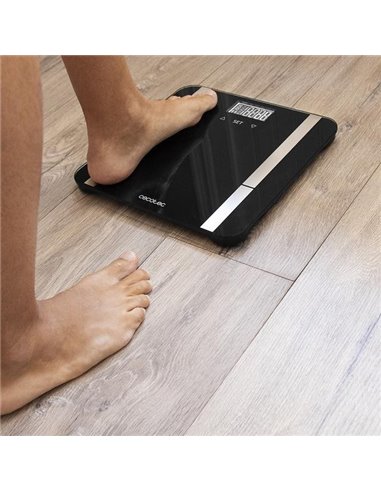 Cecotec Surface Precision 9400 Full Healthy Báscula de Baño Negra