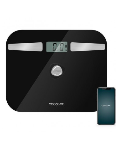 Cecotec Surface Precision EcoPower 10200 Smart Healthy Black Báscula de Baño