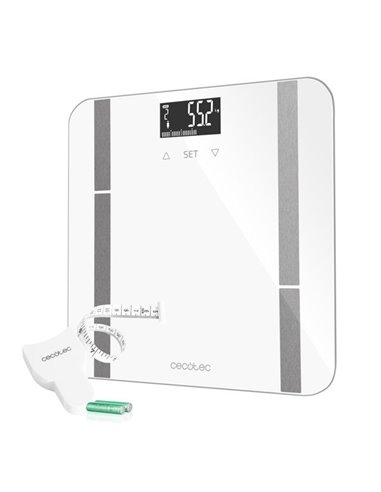 Cecotec Surface Precision 9400 Full Healthy Báscula de Baño Blanca