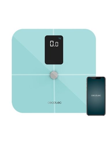 Cecotec Surface Precision 10400 Smart Healthy Vision Blue Báscula de Baño Inteligente