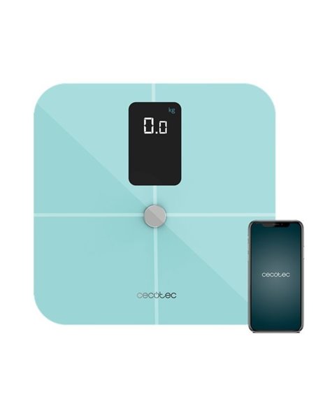 Cecotec Surface Precision 10400 Smart Healthy Vision Blue Báscula de Baño Inteligente