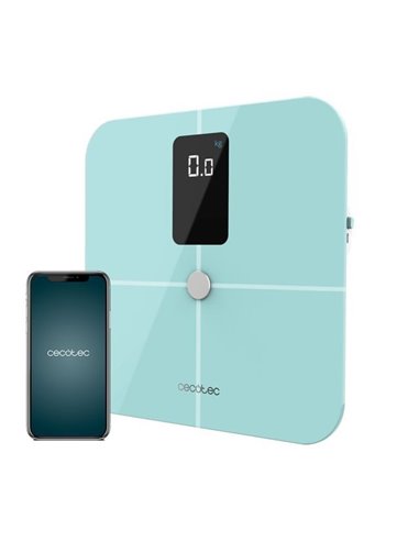 Cecotec Surface Precision 10400 Smart Healthy Vision Blue Báscula de Baño Inteligente