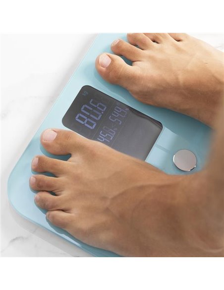 Cecotec Surface Precision 10400 Smart Healthy Vision Blue Báscula de Baño Inteligente