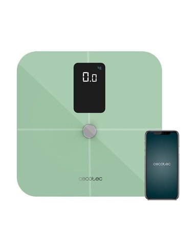 Cecotec Surface Precision 10400 Smart Healthy Vision Green Báscula de Baño Inteligente